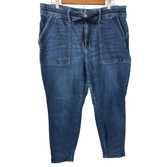 Judy Blue Denim - Judy Blue Jogger Jeans Women's 18W (36x29) High Rise Drawstring Stretch Denim